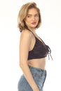 Load image into Gallery viewer, Corset Laced Knit Halter Top