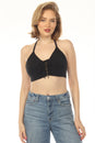 Load image into Gallery viewer, Corset Laced Knit Halter Top