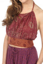 Load image into Gallery viewer, Celestial Ruched Halter Top