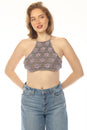 Load image into Gallery viewer, Flower Power Halter Top