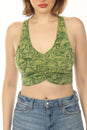 Load image into Gallery viewer, Wild Mushroom Ruched Bra Top