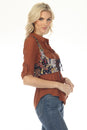 Load image into Gallery viewer, Floral Velvet Corset Vest