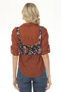 Load image into Gallery viewer, Floral Velvet Corset Vest