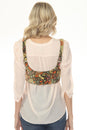 Load image into Gallery viewer, Floral Velvet Corset Vest