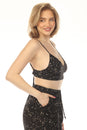 Load image into Gallery viewer, Celestial Flw Bustier Crop Top