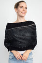 Load image into Gallery viewer, Acrylic Infinity Loop Winter Scarf with Zipper
