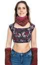 Load image into Gallery viewer, Recycled Silk Snood Scarf