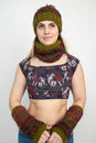 Load image into Gallery viewer, Recycled Silk Snood Scarf
