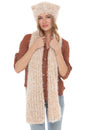Load image into Gallery viewer, Soft Kitty Hooded Scarf