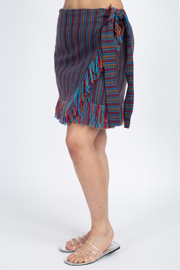 Women's Woven Winter Mini Skirt