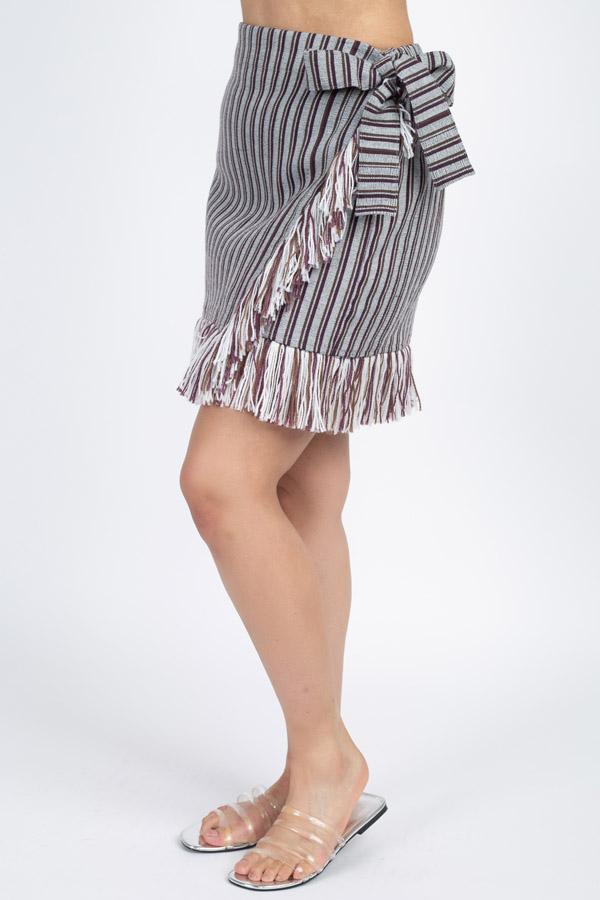 Women's Woven Winter Mini Skirt