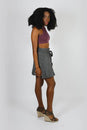 Load image into Gallery viewer, Beachy Boho Stripe Wrap Skirt