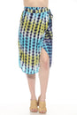 Load image into Gallery viewer, Colorful Tie-Dye Wrap Midi Skirt
