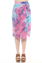 Load image into Gallery viewer, Colorful Tie-Dye Wrap Midi Skirt