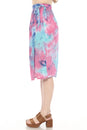 Load image into Gallery viewer, Colorful Tie-Dye Wrap Midi Skirt