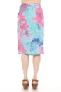 Load image into Gallery viewer, Colorful Tie-Dye Wrap Midi Skirt