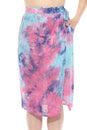 Load image into Gallery viewer, Colorful Tie-Dye Wrap Midi Skirt