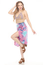Load image into Gallery viewer, Colorful Tie-Dye Wrap Midi Skirt