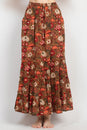 Load image into Gallery viewer, Mushroom Print Maxi Skirt