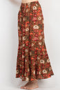 Load image into Gallery viewer, Mushroom Print Maxi Skirt