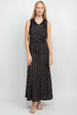 Load image into Gallery viewer, Striped Twirl Skirt Overall