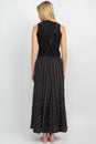 Load image into Gallery viewer, Striped Twirl Skirt Overall