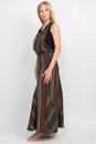 Load image into Gallery viewer, Striped Twirl Skirt Overall