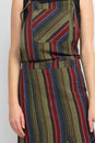 Load image into Gallery viewer, Striped Twirl Skirt Overall