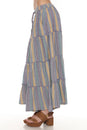 Load image into Gallery viewer, Stripe Tiered Maxi Skirt