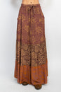Load image into Gallery viewer, Tiered Lace Print Maxi Skirt
