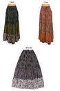 Load image into Gallery viewer, Tiered Lace Print Maxi Skirt