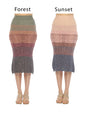 Load image into Gallery viewer, Gradient Knit Midi Skirt