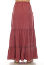 Load image into Gallery viewer, Homespun Tiered Maxi Skirt