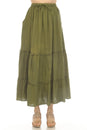 Load image into Gallery viewer, Homespun Tiered Maxi Skirt