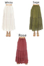 Load image into Gallery viewer, Homespun Tiered Maxi Skirt