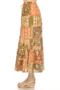 Load image into Gallery viewer, Tropical Patchwork Maxi Skirt