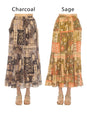 Load image into Gallery viewer, Tropical Patchwork Maxi Skirt