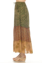 Load image into Gallery viewer, Cactus Garden Tiered Maxi Skirt