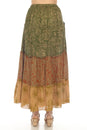 Load image into Gallery viewer, Cactus Garden Tiered Maxi Skirt