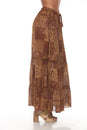 Load image into Gallery viewer, Boho Patchwork Tiered Maxi Skirt