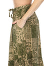 Load image into Gallery viewer, Boho Patchwork Tiered Maxi Skirt