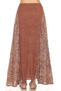 Load image into Gallery viewer, Flowy Lace Print Maxi Skirt