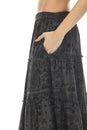 Load image into Gallery viewer, Bandana Tiered Maxi Skirt
