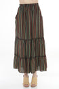 Load image into Gallery viewer, Rasta Tiered Maxi Skirt