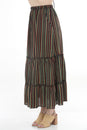 Load image into Gallery viewer, Rasta Tiered Maxi Skirt