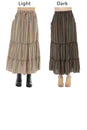 Load image into Gallery viewer, Rasta Tiered Maxi Skirt