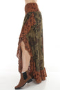 Load image into Gallery viewer, Mushroom Ruffle Slit Skirt