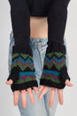 Load image into Gallery viewer, Mountain Geo Fingerless Mittens