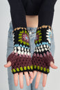 Load image into Gallery viewer, Granny Square Fingerless Mittens