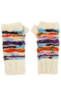 Load image into Gallery viewer, Vibrations Striped Fingerless Gloves